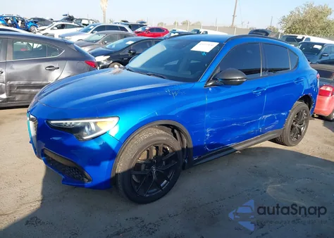 2019 Alfa Romeo Stelvio Rwd из США, поврежденный, VIN ZASPAJAN6K7C70461